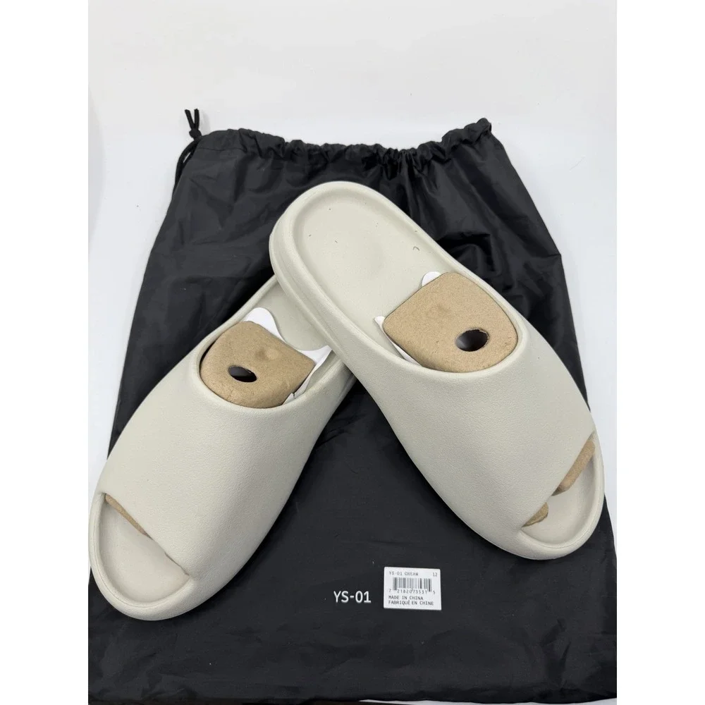 🔥Yeezy Slide Cream Men's Size 12 Foam Slides YS-01 BRAND NEW w/ Dust Bag!!🔥